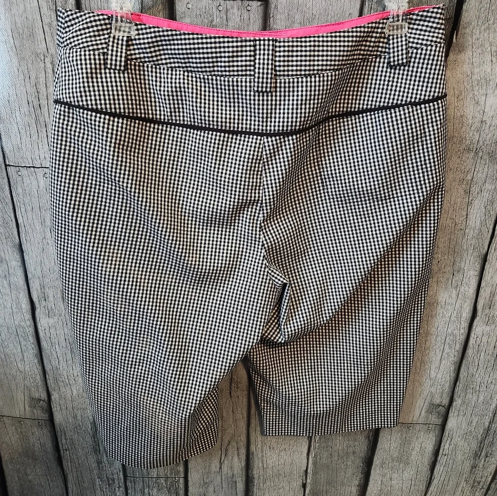 Sport Haley‎ Black & White Plaid/Gingham Shorts